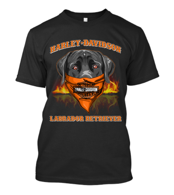 Harley Davidson Motor Cycles Labrador Retriever T-Shirt