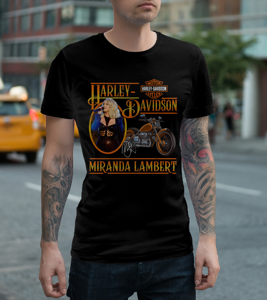 Miranda Lambert Harley Davidson Motorcycles T-Shirt
