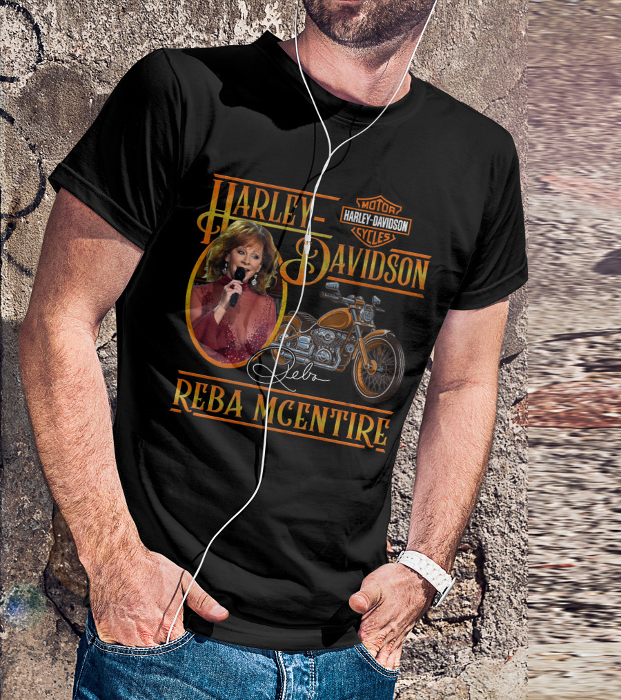 Reba Mcentire Harley Davidson Motor Cycles T-Shirt