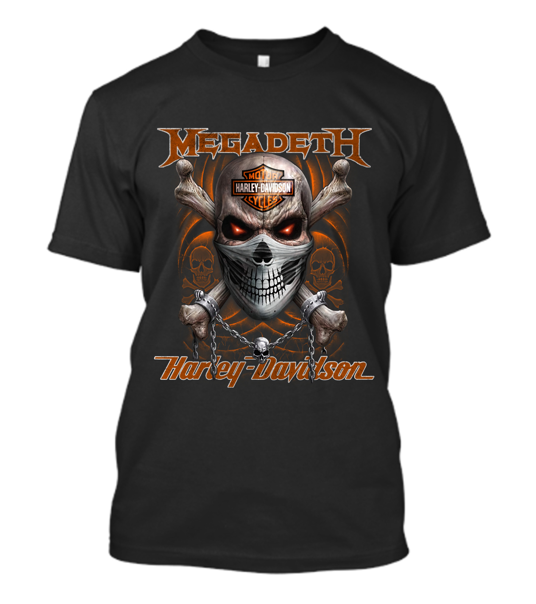 Megadeth Harley Davidson Motor Cycles T-Shirt