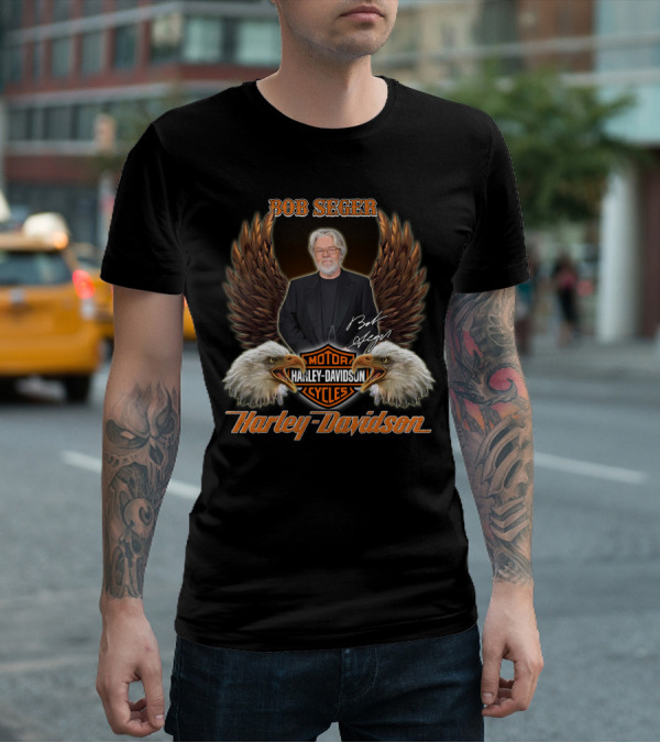 Bob Seger Harley Davidson Motorcycles Eagles T-Shirt