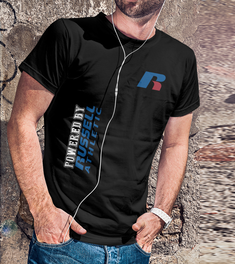 Powered By Russell Athletic R T-Shirt