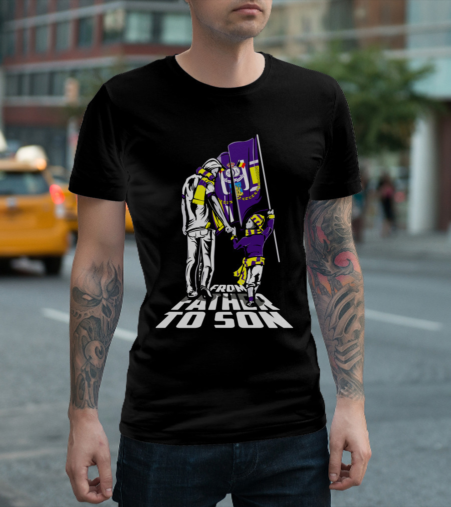 Anderlecht From Father to Son Flag Football Heritage T-Shirt