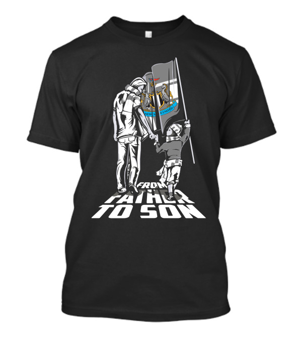 Newcastle United FC From Father To Son T-Shirt