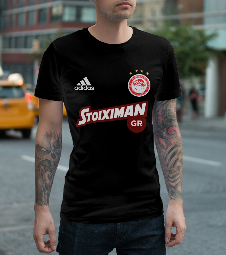 Olympiakos Piraeus Stoiximan GR 1925 Emblem T-Shirt