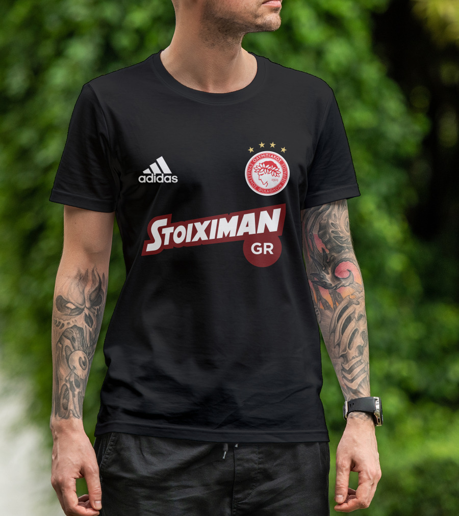 Olympiakos Piraeus Stoiximan GR 1925 Emblem T-Shirt