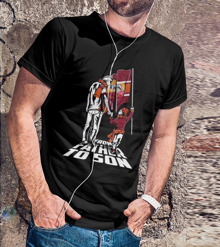 AS Roma From Father To Son T-Shirt