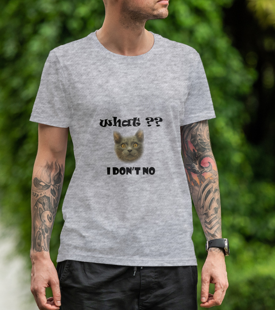 What Cat I Don't No T-Shirt