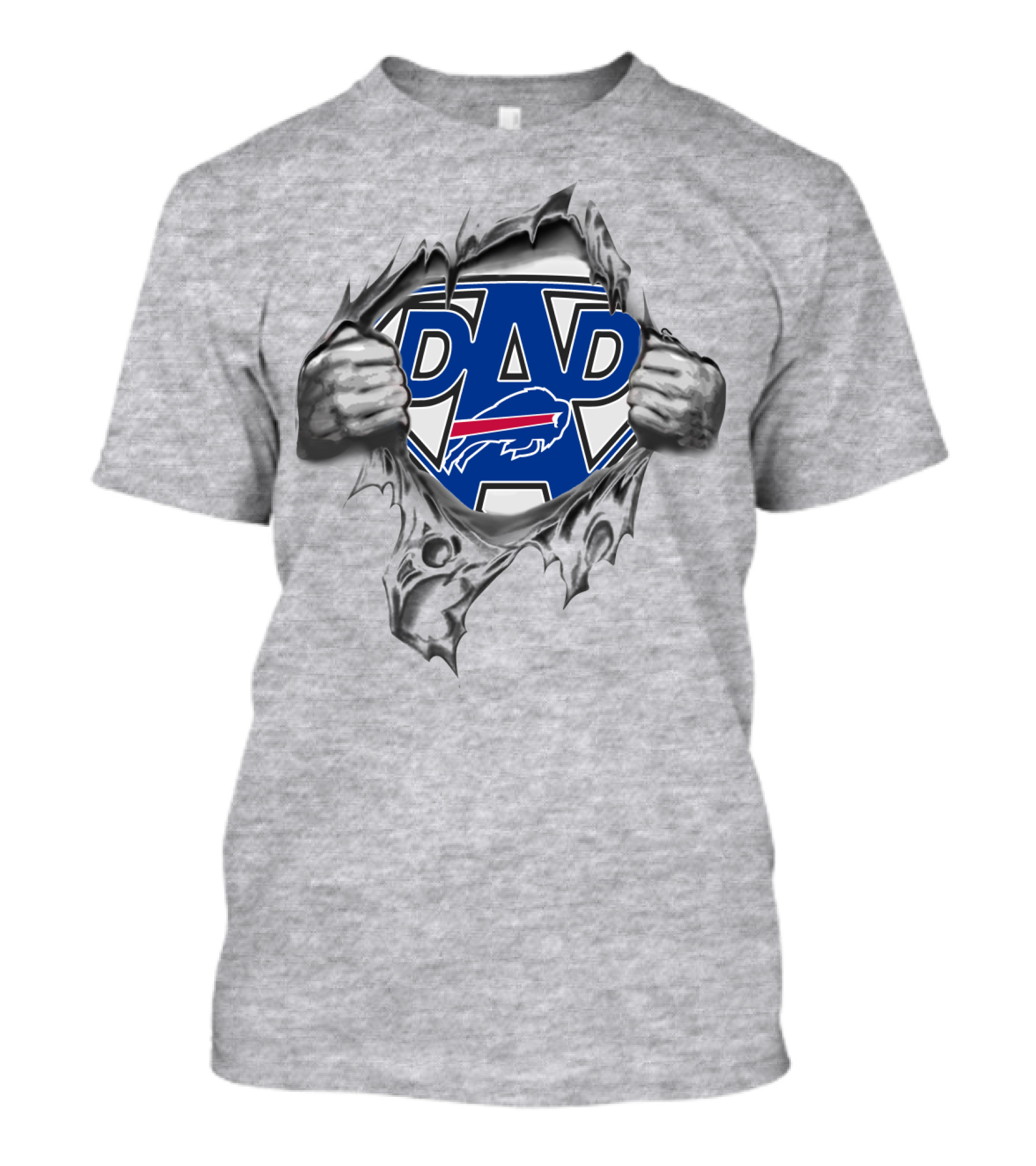 Buffalo Bills Super Dad Logo Emblem T-Shirt