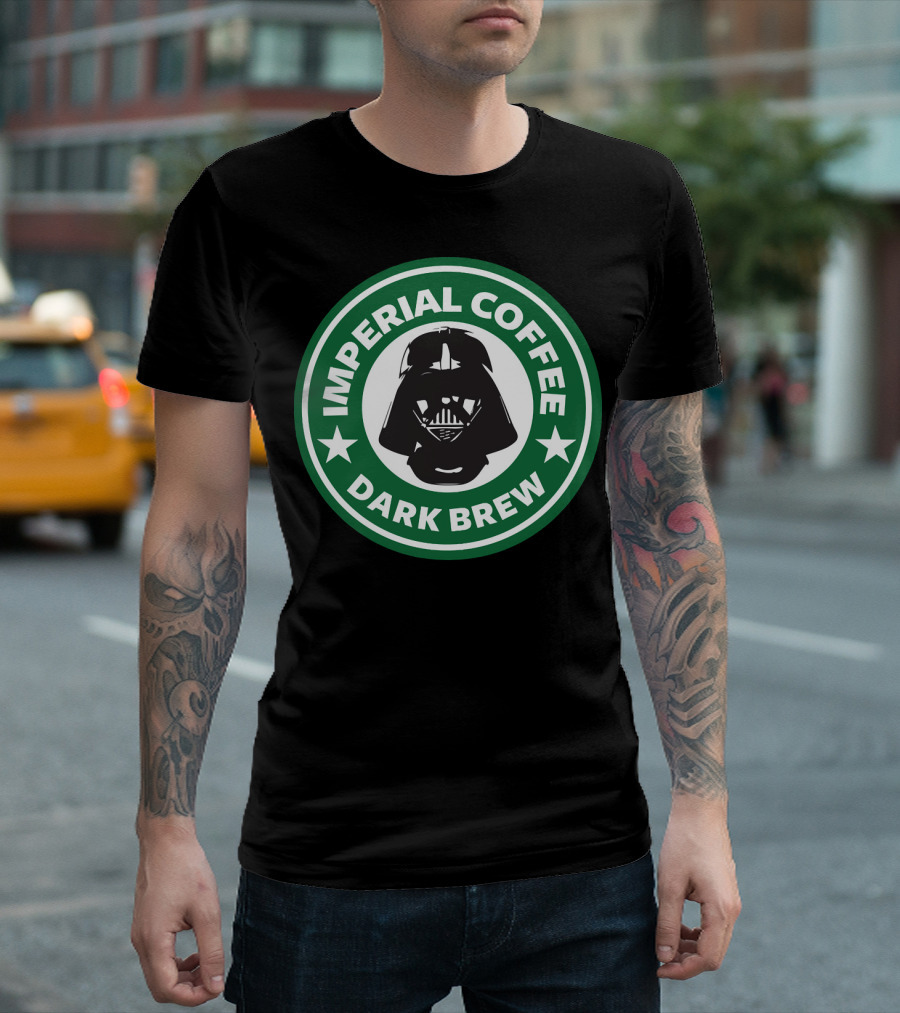 Imperial Coffee Dark Brew Darth Vader T-Shirt