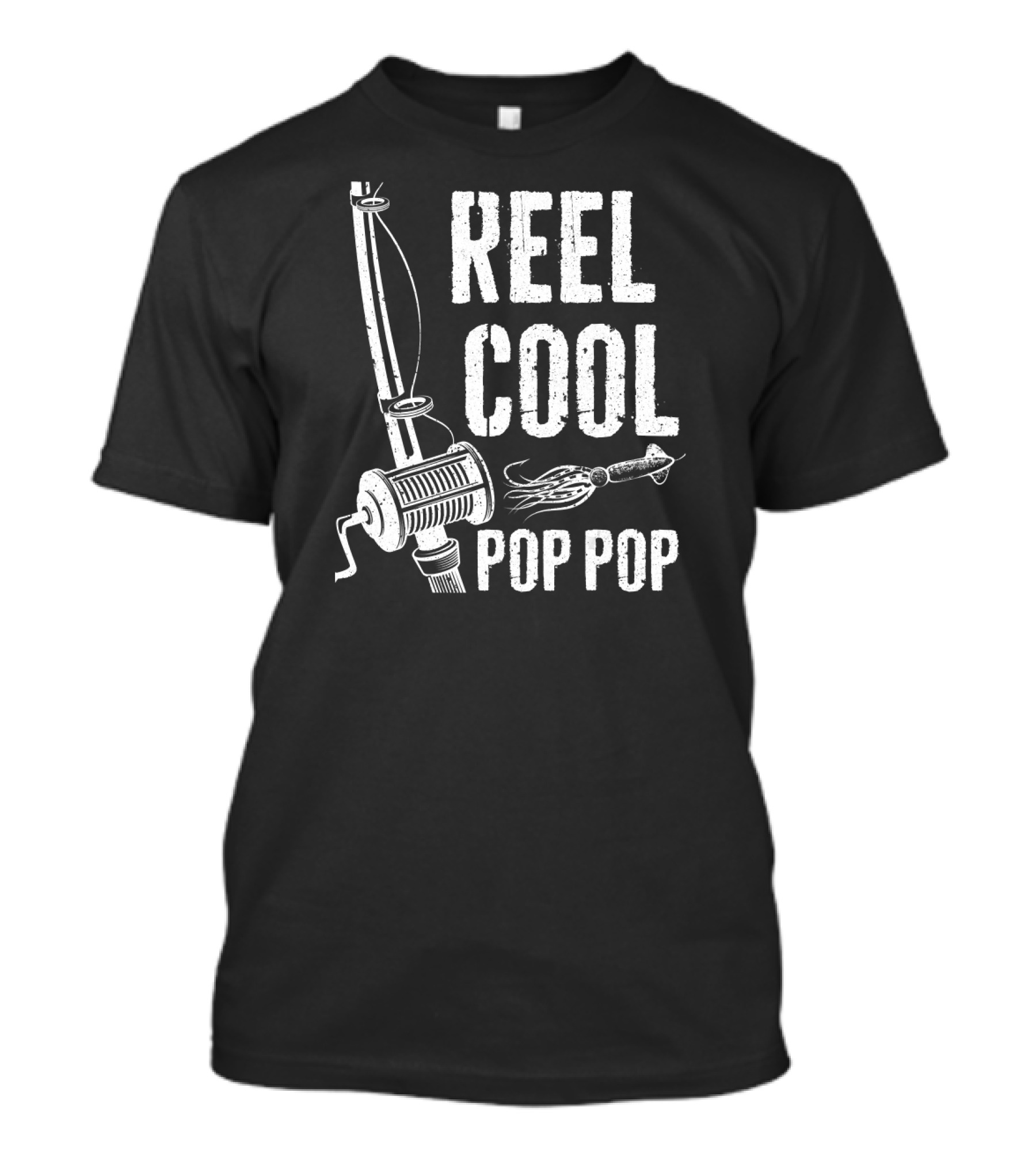 Reel Cool Pop Pop Fishing Rod And Lure T-Shirt