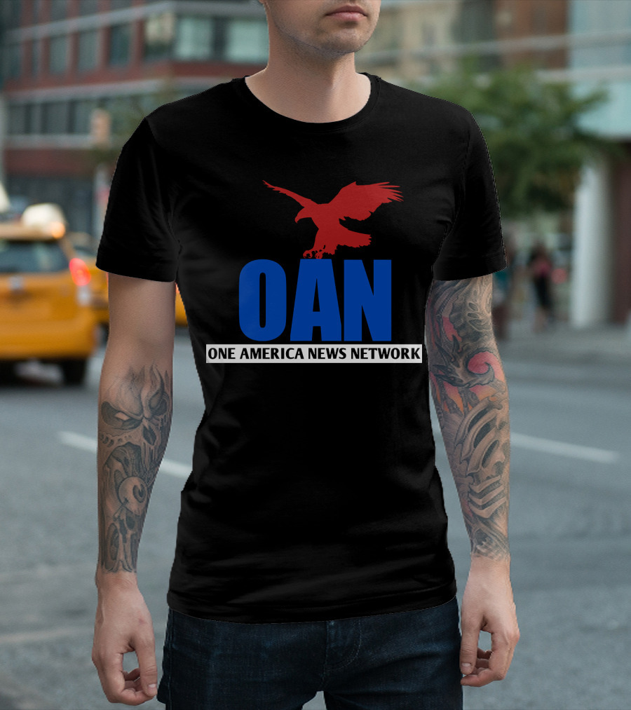 OAN One America News Network Bold Red Eagle T-Shirt