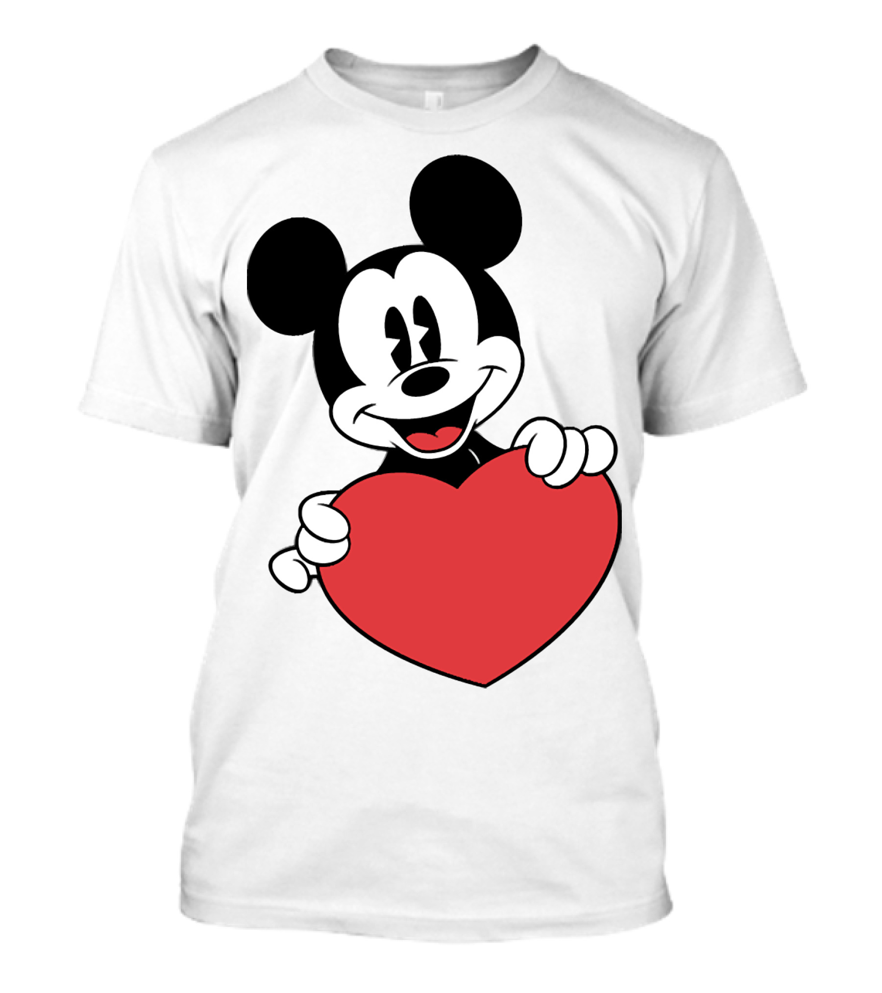 Love Mickey Heart T-Shirt