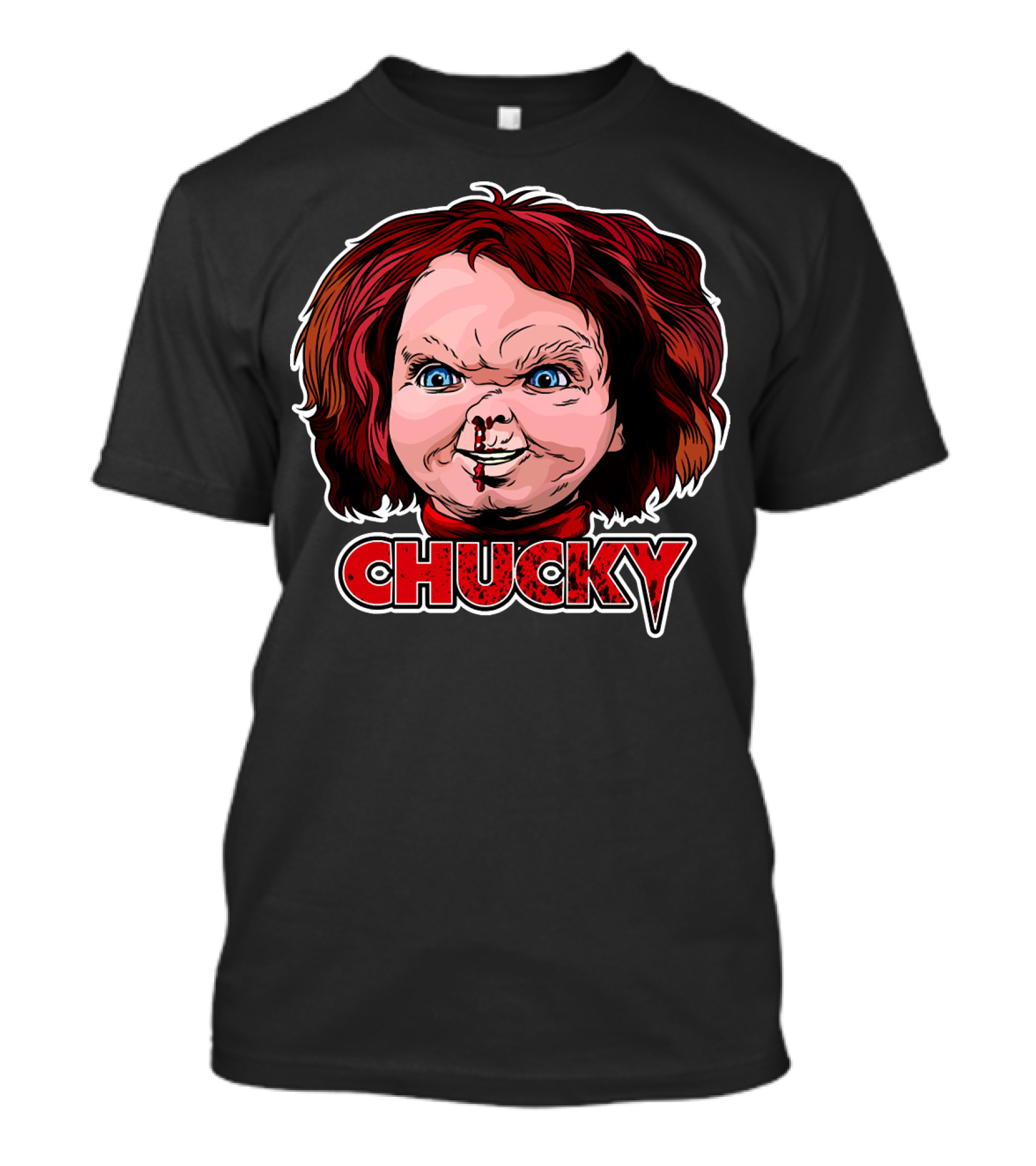 Classic Chucky Horror Doll Face T-Shirt