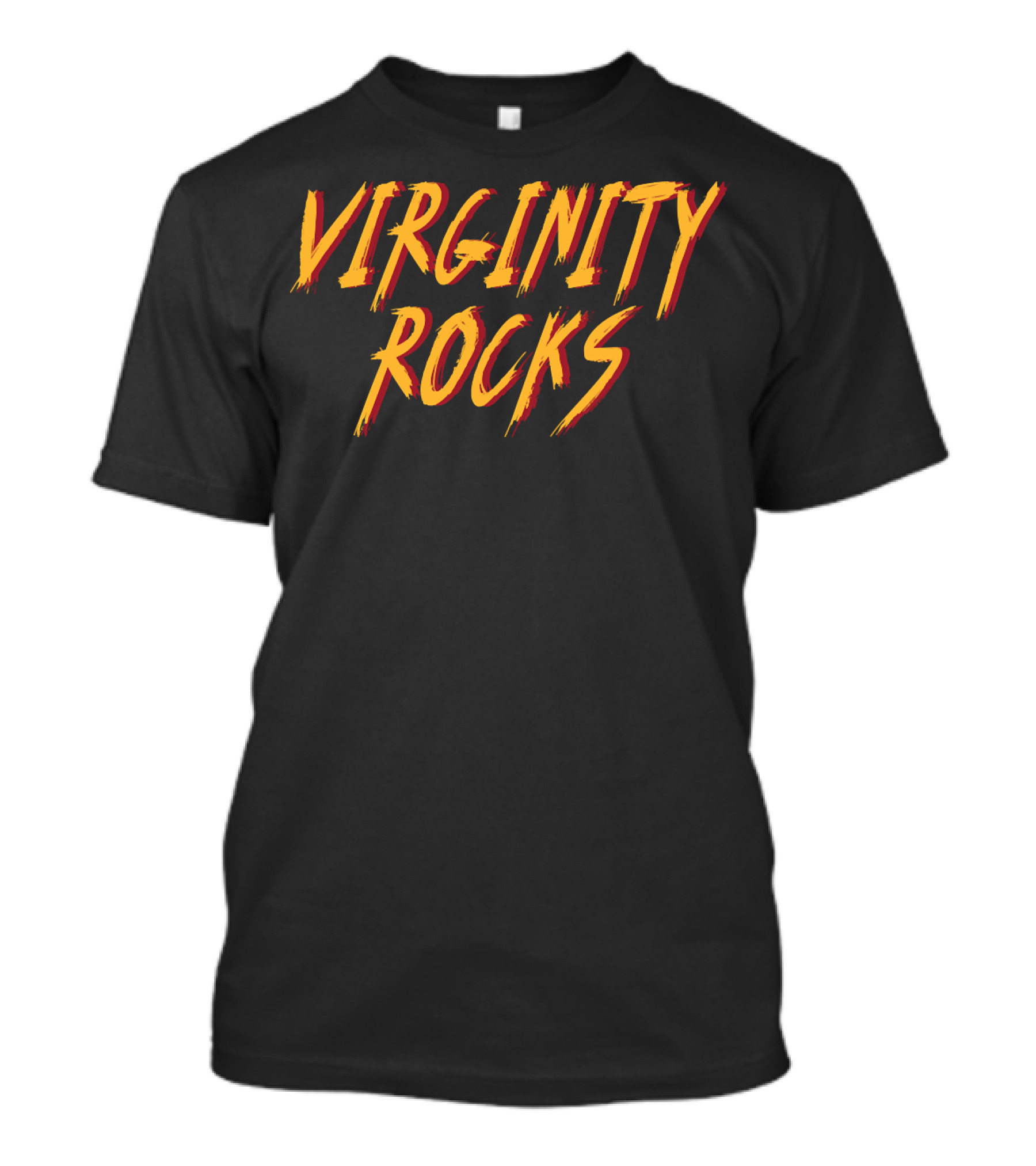 Virginity Rocks Bold Fun Rock T-Shirt