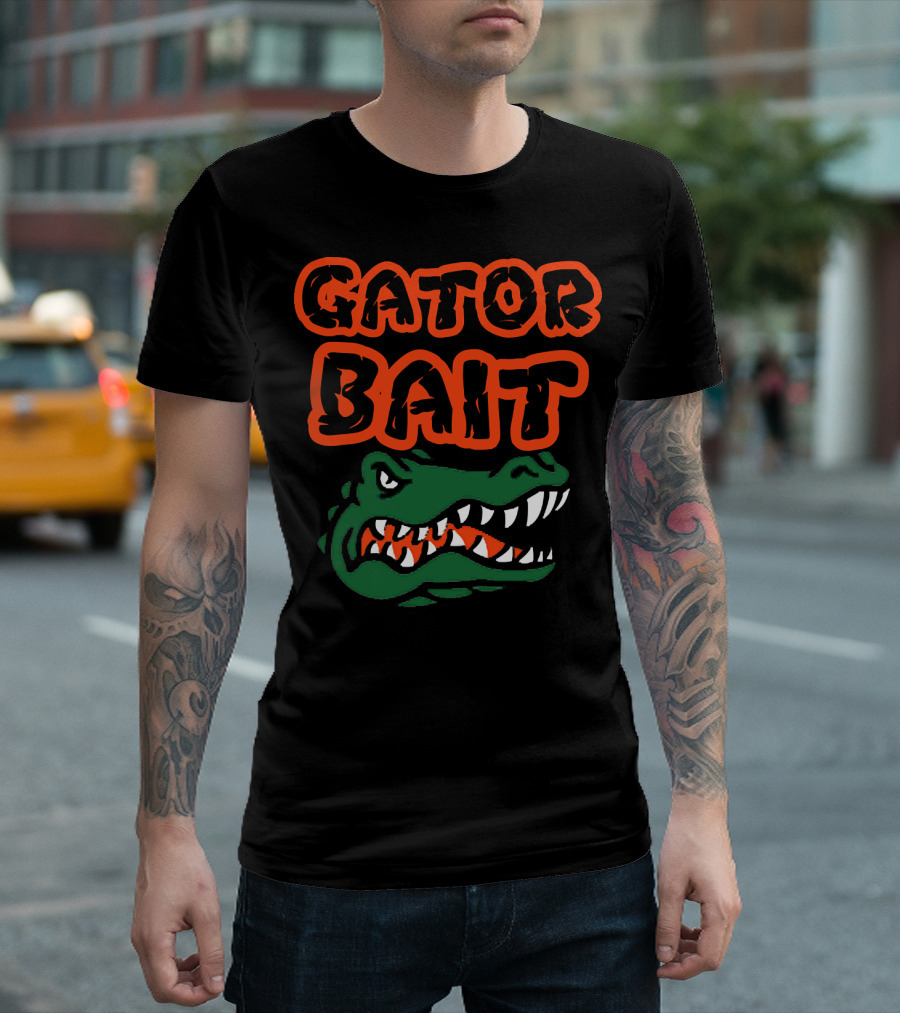 Gator Bait Florida Gators Football Fierce Green Mascot T-Shirt
