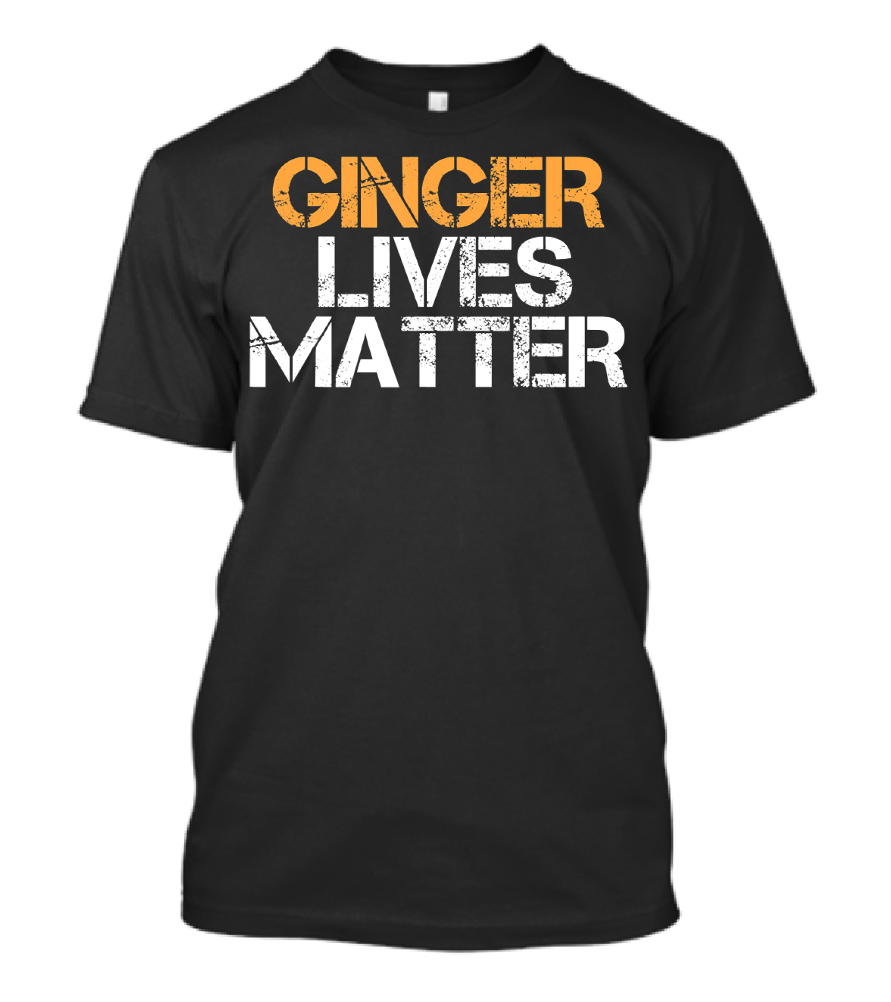 Ginger Lives Matter Funny Red Head Phrase T-Shirt