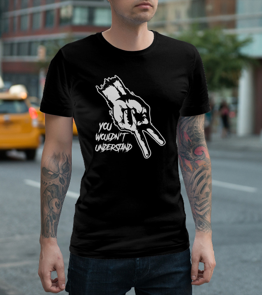 Cool Bikers Biker Wave You Wouldn't Understand Hand Gesture T-Shirt