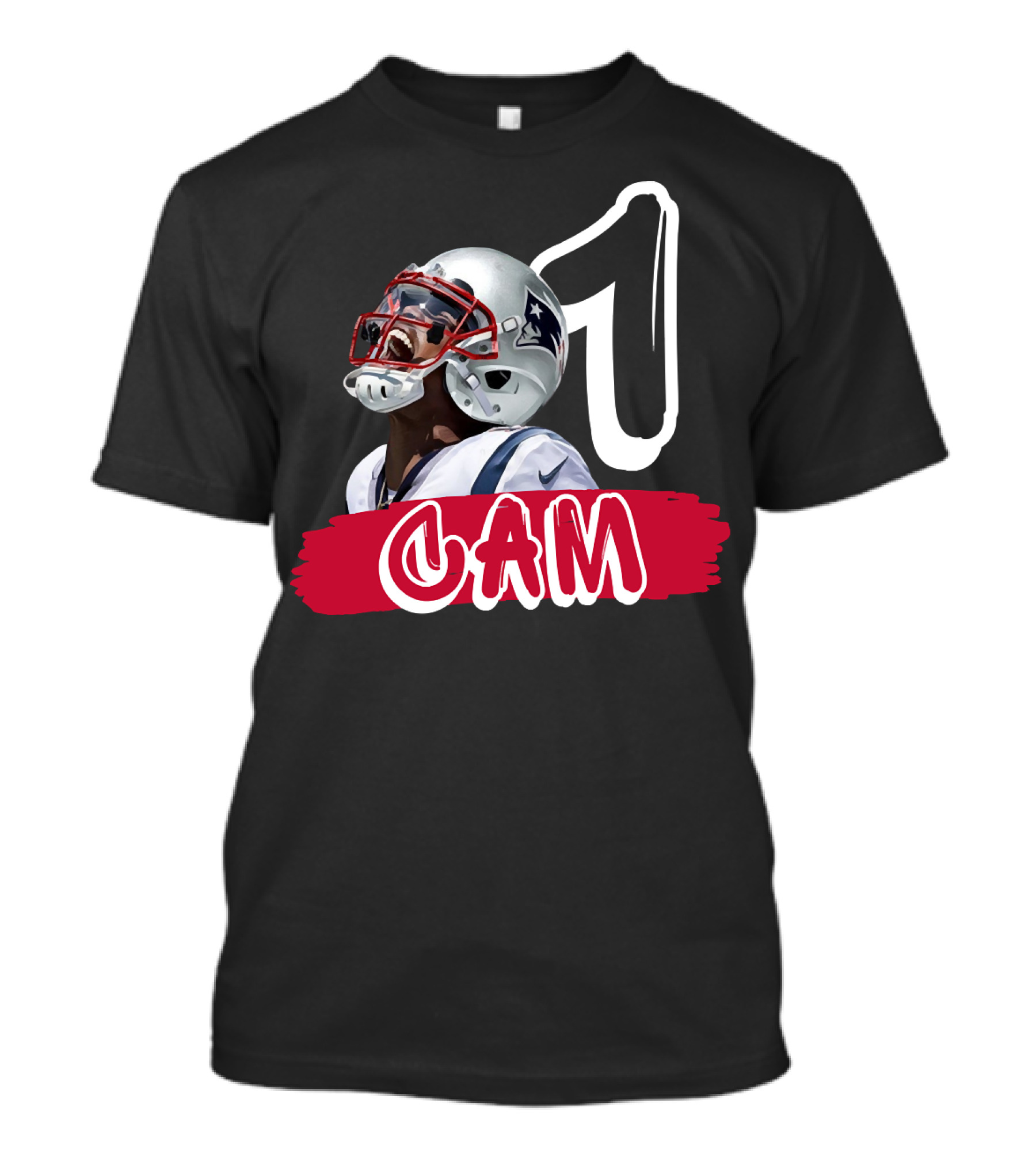 Cam Newton New England Patriots 1 T-Shirt