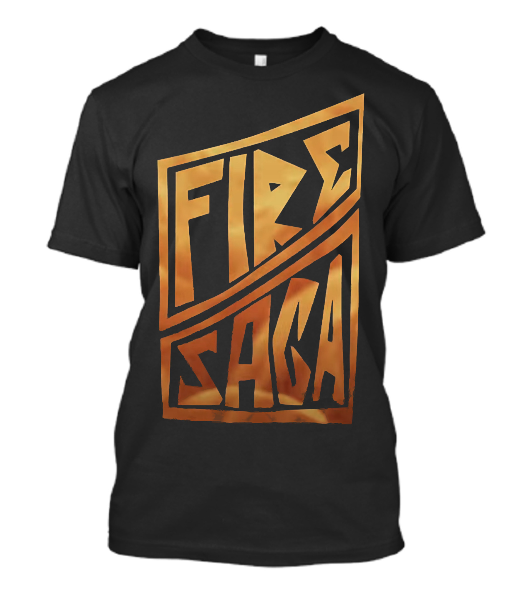 Eurovision Song Contest Fire Saga Remastered Text T-Shirt