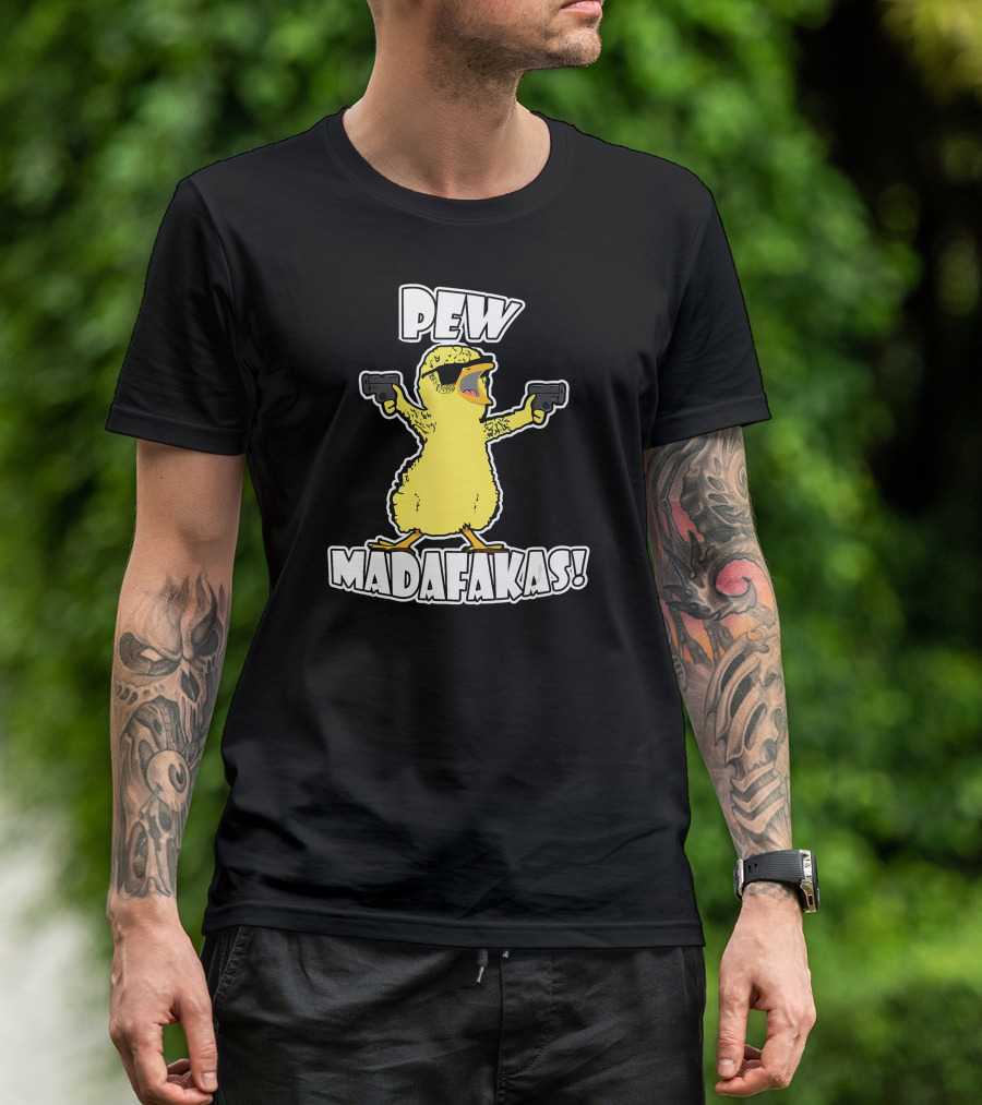 Pew Madafakas Crazy Chick Funny T-Shirt