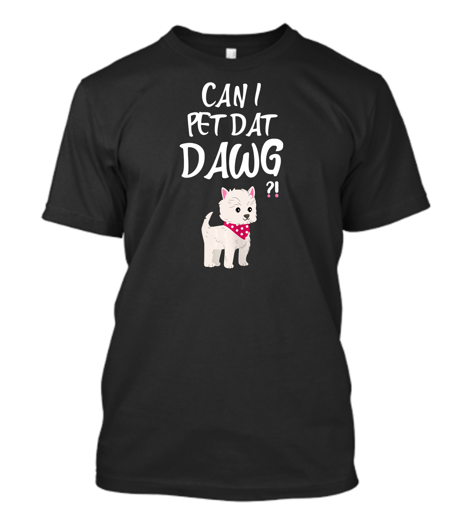 Can I Pet Dat Dawg Cute Vintage Dog Paw T-Shirt
