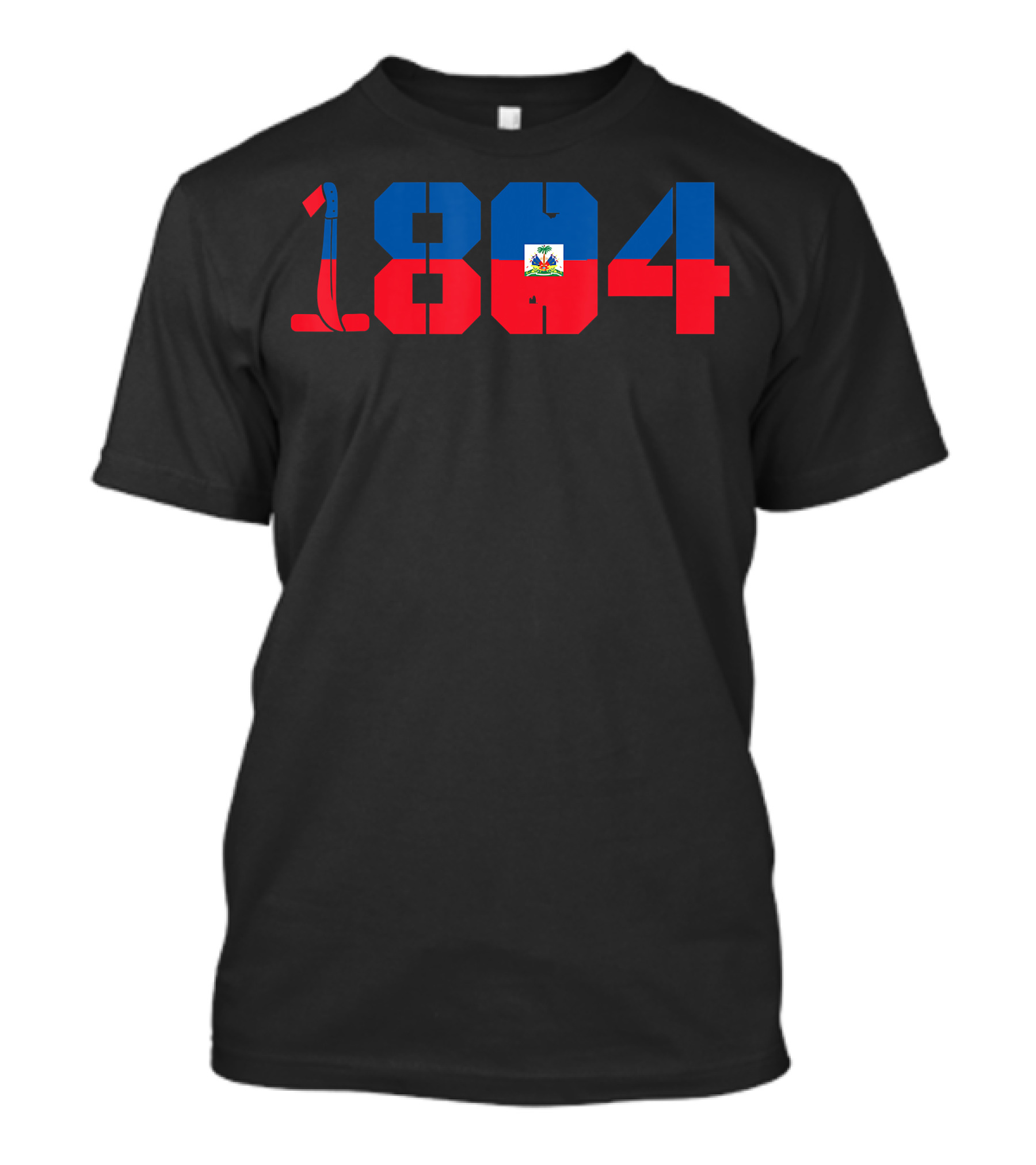 Haitian Independence 1804 Flag And Machete T-Shirt