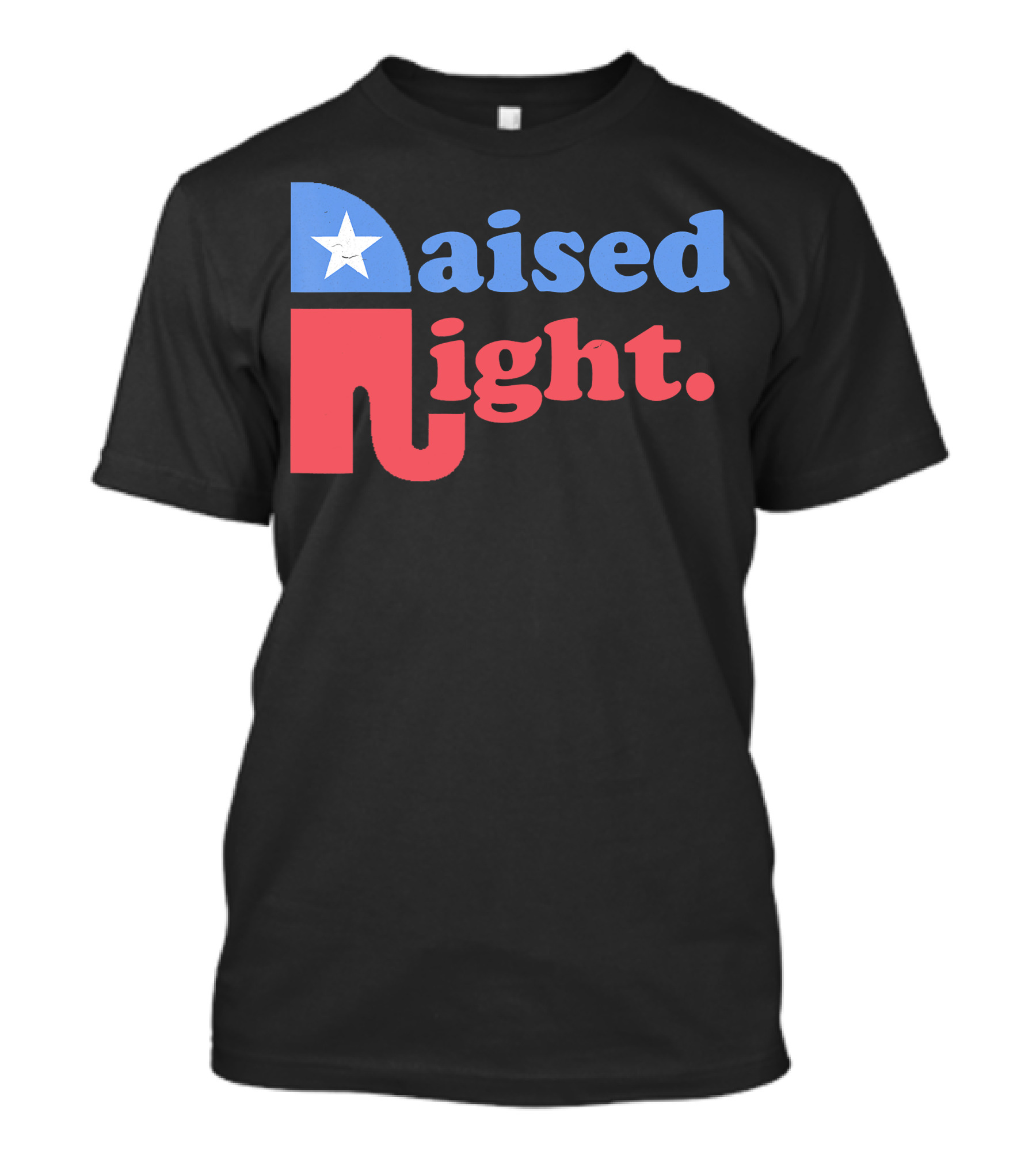 Raised Right Republican Elephant Star T-Shirt