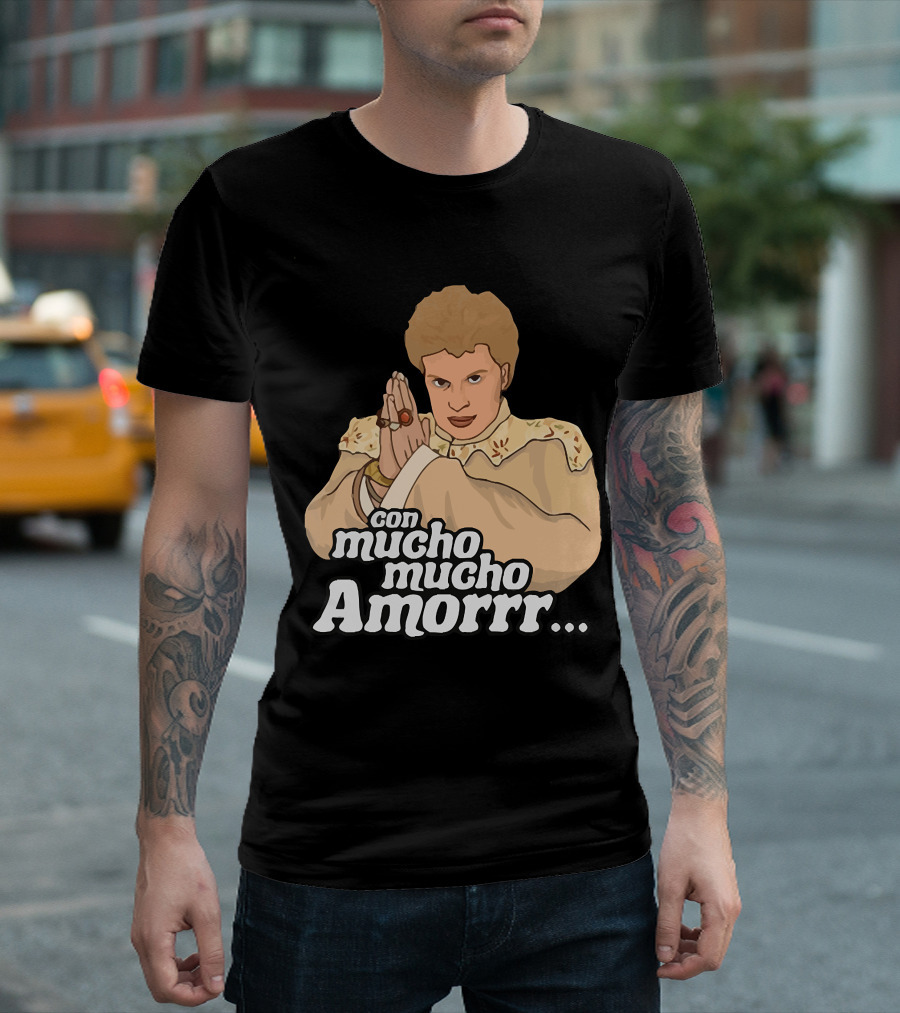 Con Mucho Mucho Amorrr Vintage Style Iconic T-Shirt