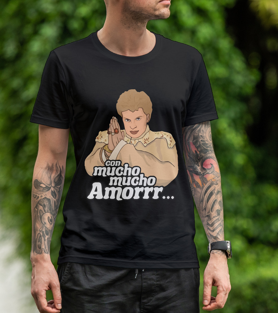 Con Mucho Mucho Amorrr Vintage Style Iconic T-Shirt