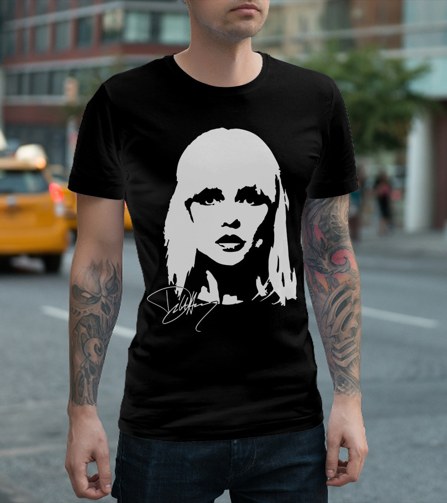 Debbie Harry Silhouette With Signature T-Shirt