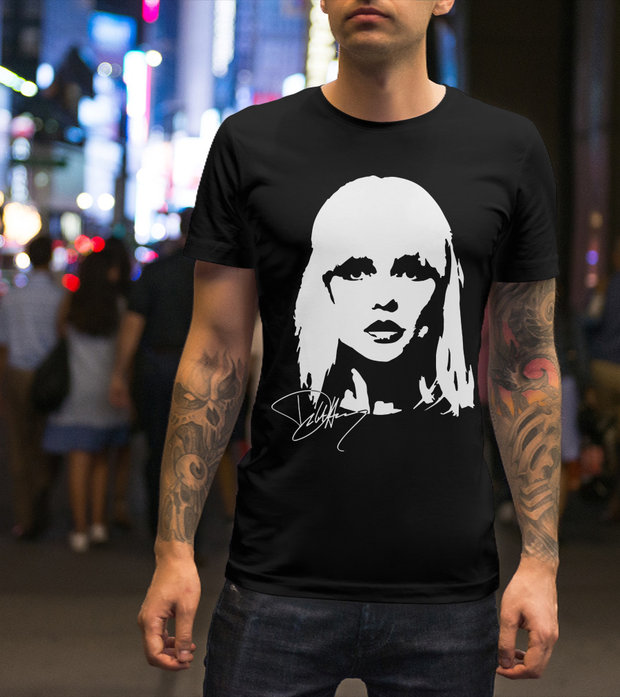 Debbie Harry Silhouette With Signature T-Shirt
