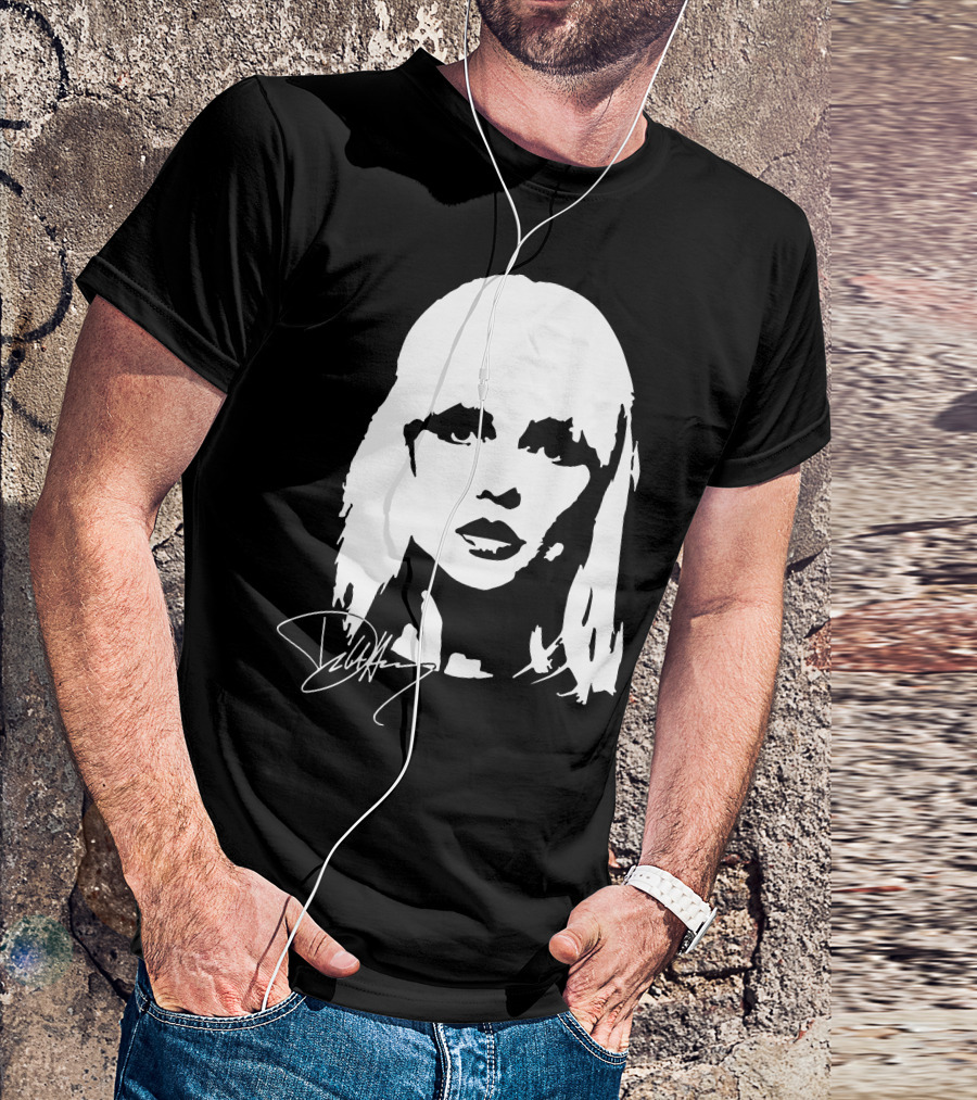 Debbie Harry Silhouette With Signature T-Shirt