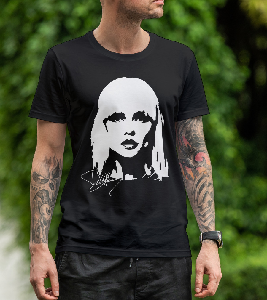 Debbie Harry Silhouette With Signature T-Shirt