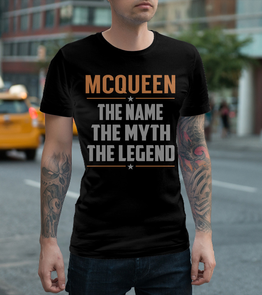 MCQUEEN The Name The Myth The Legend Iconic T-Shirt