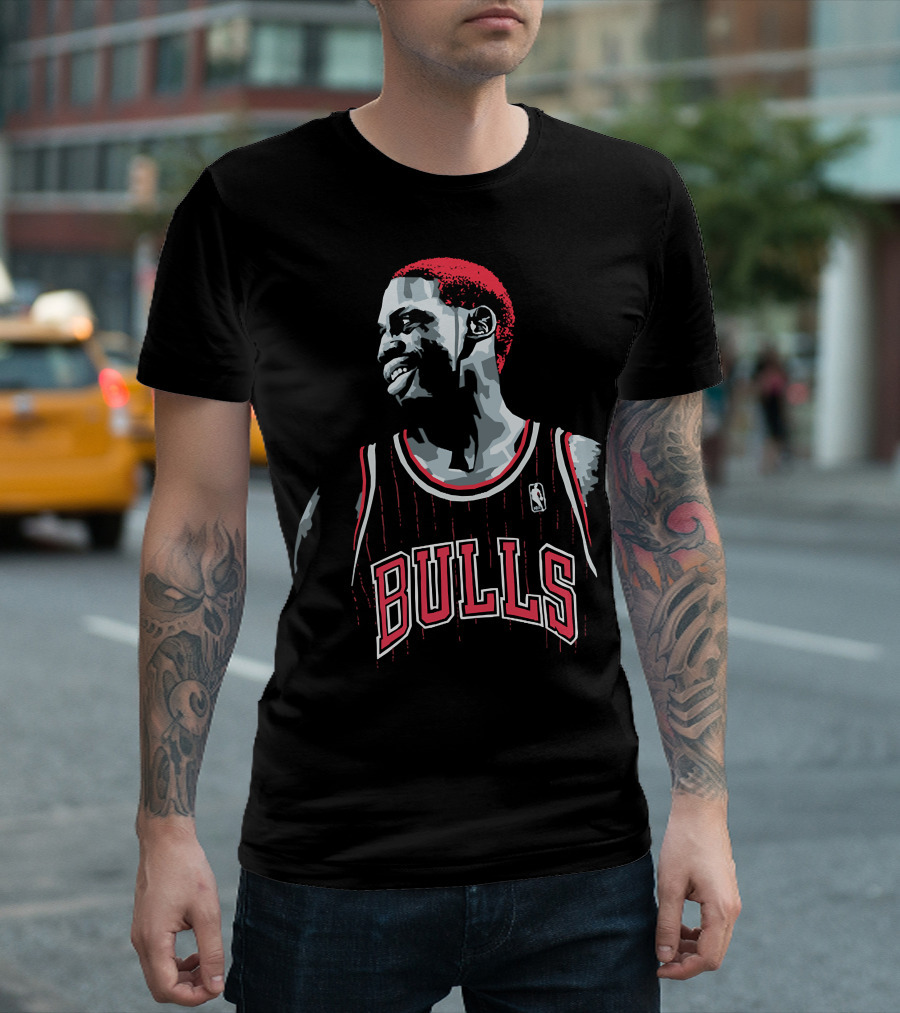 Dennis Rodman Chicago Bulls NBA Basketball T-Shirt