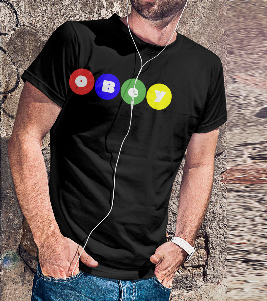 Obey Parappa Big Shot Colorful Circles T-Shirt