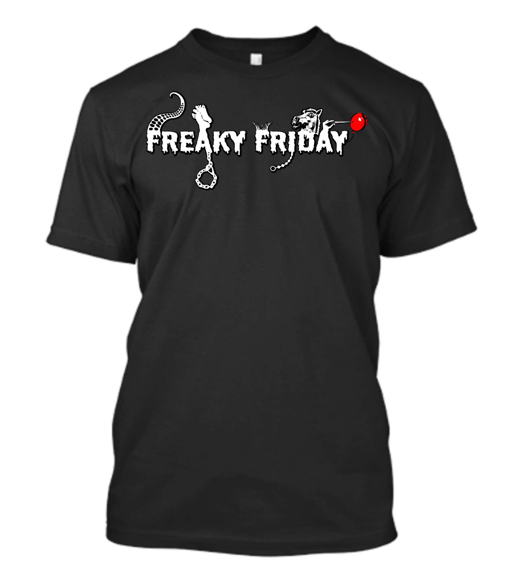 Freaky Friday Snake Handcuffs Dog Balloon T-Shirt