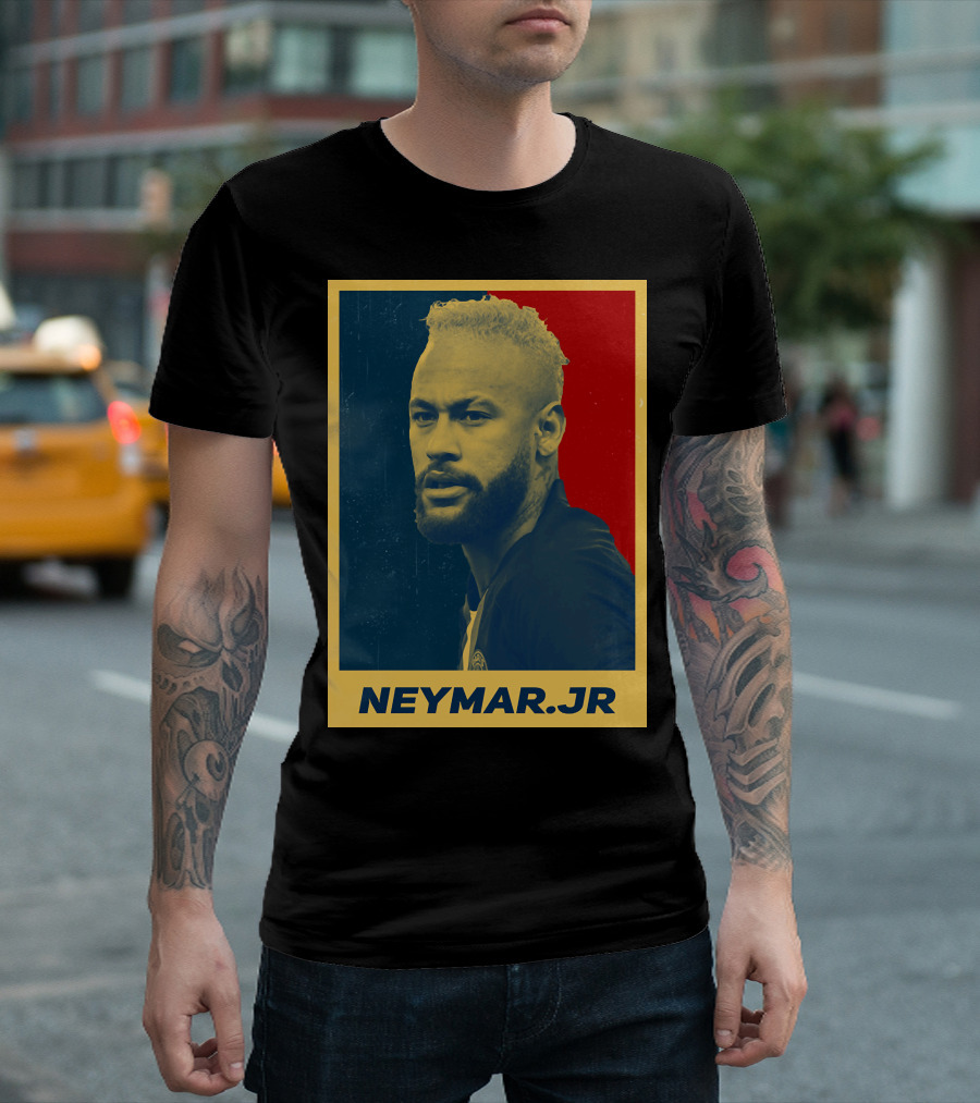 Neymar JR Vintage Portrait T-Shirt