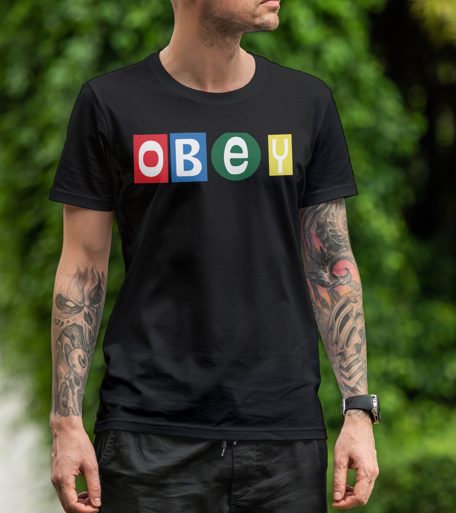 Obey Big Shot J Hope OBEY 15 Bold Color Blocks T-Shirt
