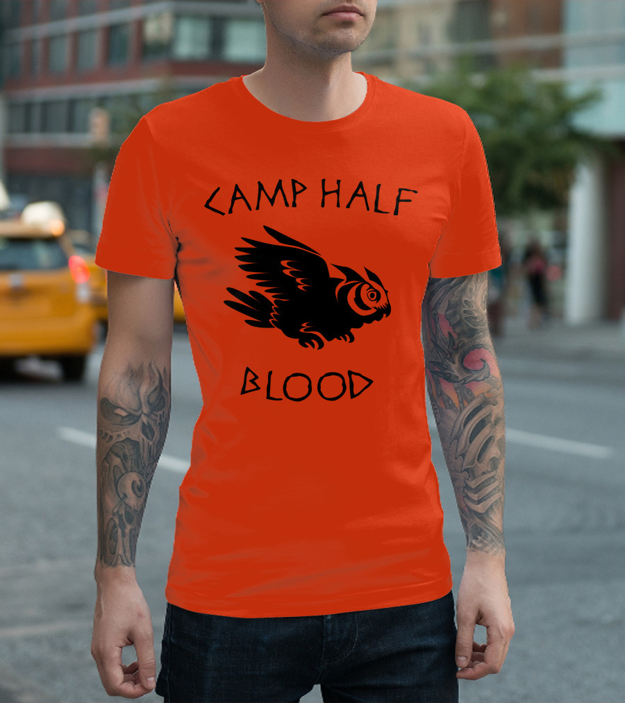 Camp Half Blood Custom Cabin Athena Owl T-Shirt