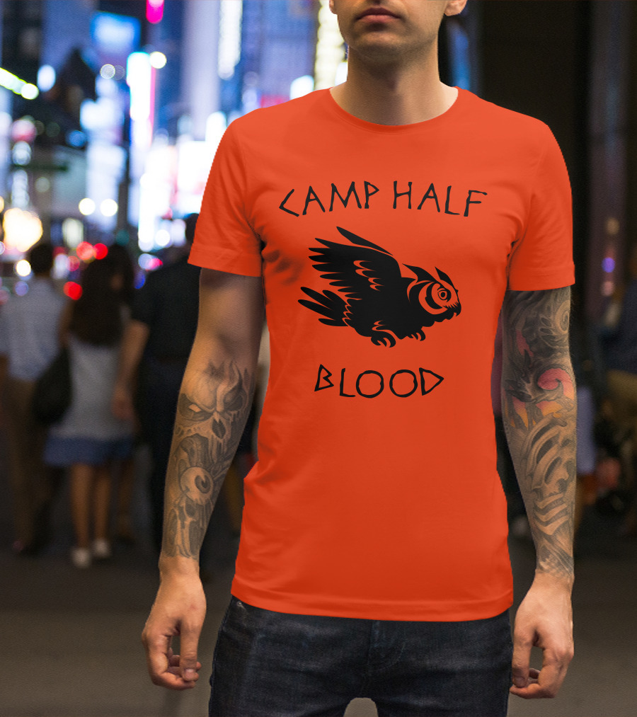 Camp Half Blood Custom Cabin Athena Owl T-Shirt