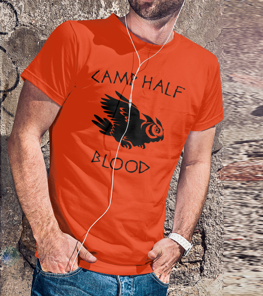 Camp Half Blood Custom Cabin Athena Owl T-Shirt