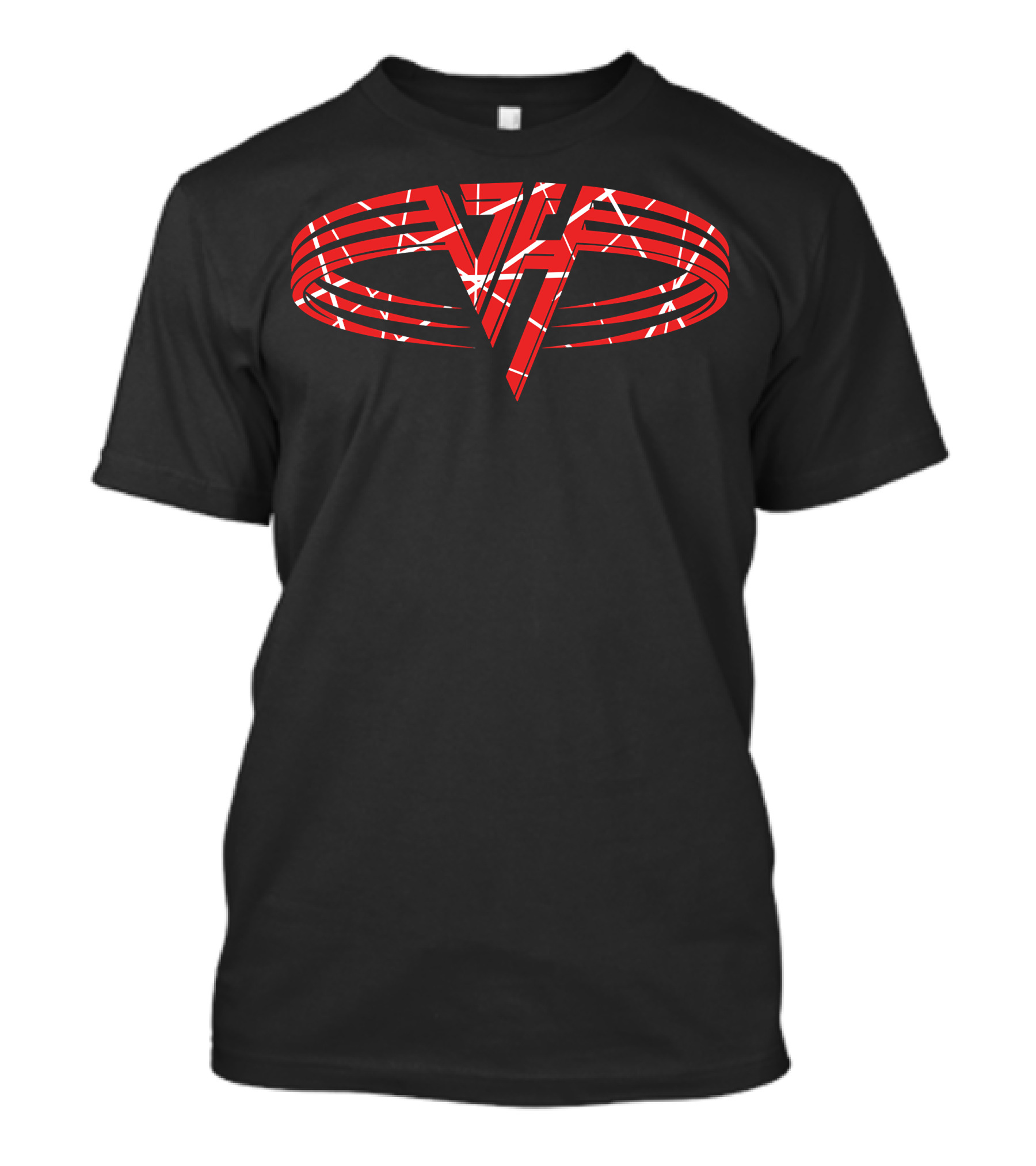 Eddie Van Halen EVH Red Guitar Stripe T-Shirt