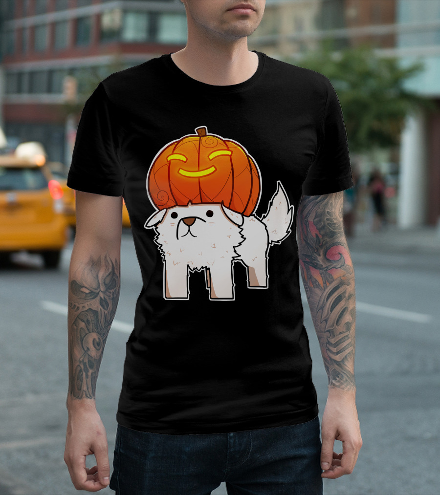 Halloween Pumpkin Dog T-Shirt