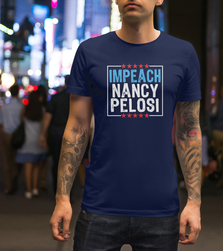 Impeach Nancy Pelosi Anti Nancy Pelosi Stars T-Shirt