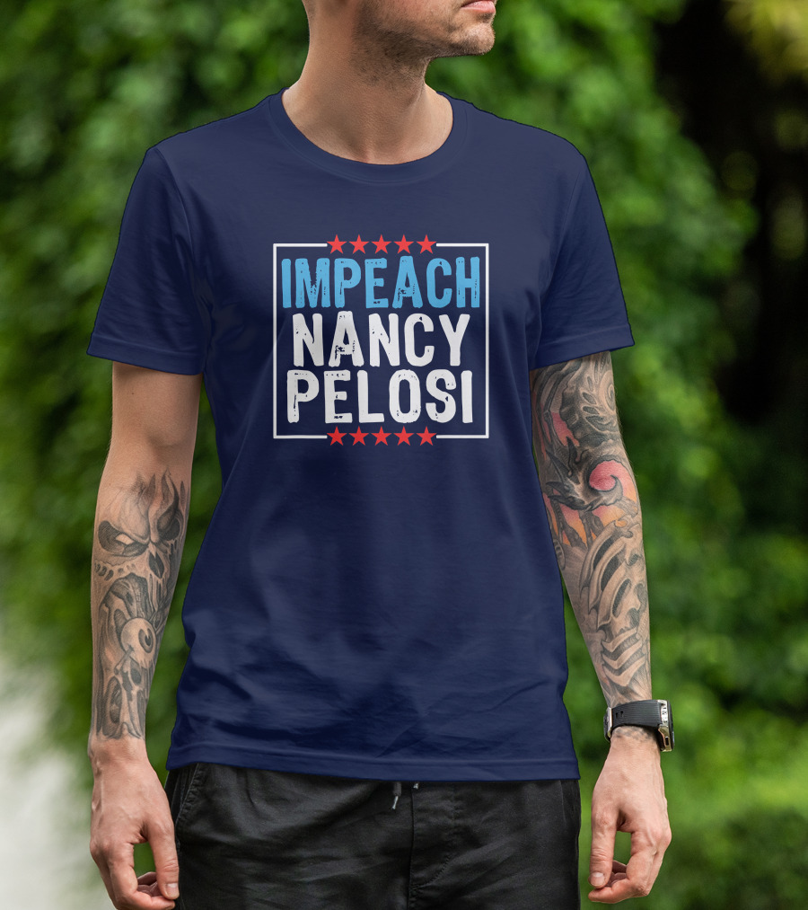 Impeach Nancy Pelosi Anti Nancy Pelosi Stars T-Shirt