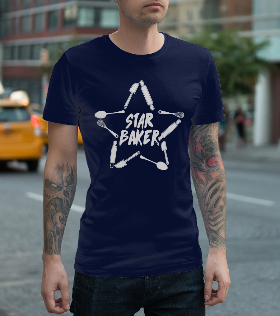 Star Baker Baking Lover Tools T-Shirt