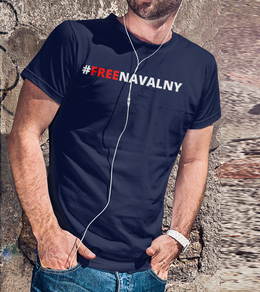 FREE NAVALNY Alexey Navalny Opposition Supporter T-Shirt
