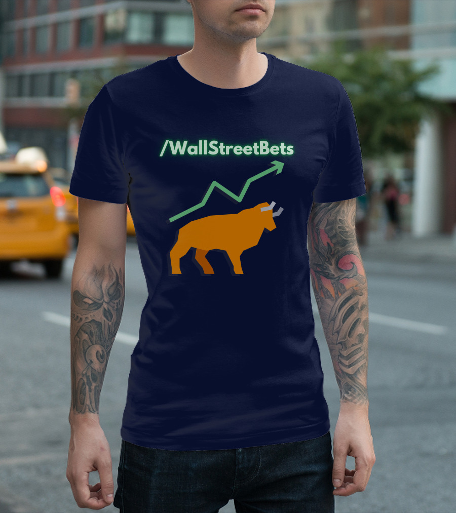 WallStreetBets Bull Market Stock Investing Trading Arrow T-Shirt